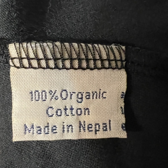 NWT - Synergy Organic Black and Grey Stripe Dress - Small - Picture 6 of 6